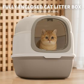 Cat Litter Box,Anti-Leakage Splash Guard