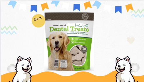 Member's Mark Dental Chew Treats for Dogs, 30 ct.