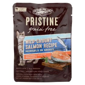 Castor & Pollux Wet Cat Food Pristine Grain-free Wild-caught Salmon Recipe - Case Of 24 - 3 Oz