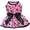 All Aflutter Pink & Black Dress