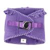 American River Choke-Free Mesh Dog Harness – Paisley Purple Polka Dot