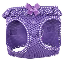 American River Choke-Free Mesh Dog Harness – Paisley Purple Polka Dot (Option: X-Small)