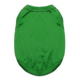 100% Cotton Dog Tanks - Emerald Green (Option: Small)
