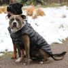 Alpine Extreme Cold Dog Puffer Coat - Waterproof Winter Jacket (Black)
