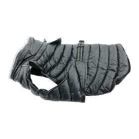 Alpine Extreme Cold Dog Puffer Coat - Waterproof Winter Jacket (Black) (Option: 4X-Large)