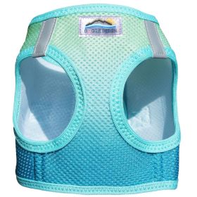 American River Choke-Free Mesh Dog Harness – Aruba Blue Ombre (Option: 2X/3X-Large)