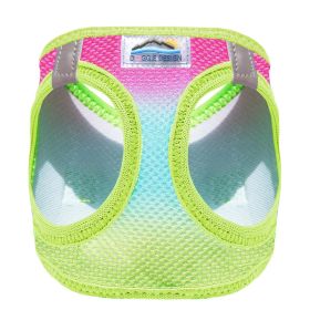 American River Choke-Free Mesh Dog Harness – Rainbow Ombre (Option: X-Small)