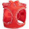 American River Choke-Free Mesh Dog Harness – Red Polka Dot