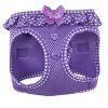 American River Choke-Free Mesh Dog Harness – Paisley Purple Polka Dot