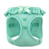 American River Choke-Free Mesh Dog Harness – Teal Polka Dot