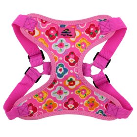 Wrap and Snap Choke Free Dog Harness - Maui Pink (Option: Small)