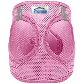 American River Choke-Free Mesh Dog Harness – Candy Pink Solid Ultra (Option: Large)