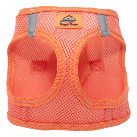 American River Choke-Free Mesh Dog Harness – Coral Solid Ultra (Option: 3X-Large)