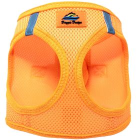American River Choke-Free Mesh Dog Harness – Hunter Orange Solid Ultra (Option: XX-Small)