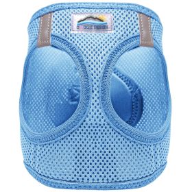 American River Choke-Free Mesh Dog Harness – Light Blue Solid Ultra (Option: 3X-Large)