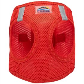 American River Choke-Free Mesh Dog Harness – Red Solid Ultra (Option: 2X-Large)