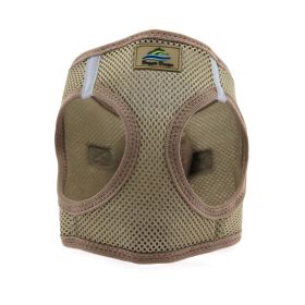 American River Choke-Free Mesh Dog Harness – Fossil Brown Solid Ultra (Option: Large)
