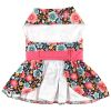 Blooming Blue and Peach Floral Dress