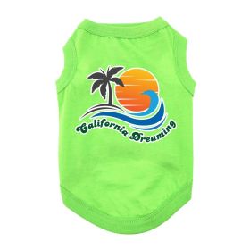 NEW - California Dreaming Dog Shirt - Green Flash (Option: Large)
