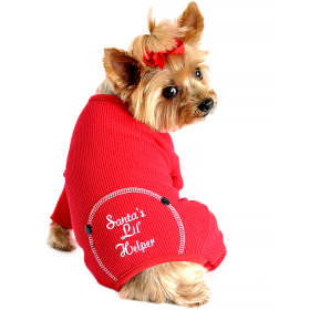 Christmas Dog Pajama - Santa's Lil' Helper (Option: Medium)