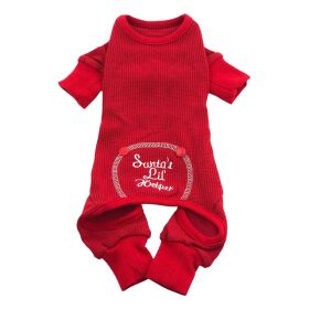 Christmas Dog Pajama - Santa's Lil' Helper (Option: Small)