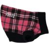 Highline Step-In Fleece Dog Coat – Pink & Black Plaid | Sizes for 3 to 150 lbs