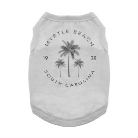 NEW - Myrtle Beach, SC Dog Shirt - Gray (Option: Small)