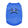 NEW - Sad Face Dog Shirt - Nautical Blue