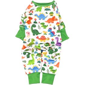 Soft Dog Pajamas - Dinos (Option: Medium)