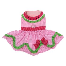 Watermelon Dog Dress (Option: X-Large)