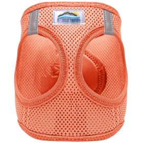 American River Choke-Free Mesh Dog Harness – Coral Solid Ultra (Option: X-Large)
