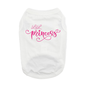 NEW - Lil Princess Dog Shirt - White (Option: Medium)
