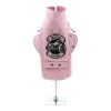 Biker Dawg Motorcycle Dog Jacket – Faux Leather Bad To The Bone Style - Pink