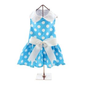 Blue Polka Dot Dress (Option: X-Small)