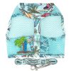 Cool Mesh Dog Harness with Leash - Surfboards and Palms