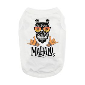 NEW - Mahalo Dog Shirt - White (Option: Medium)