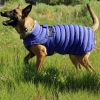 Alpine Extreme Cold Weather Dog Puffer Coat – Waterproof Navy Blue