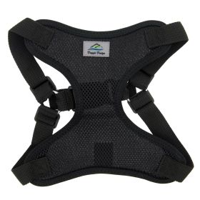 Wrap and Snap Choke Free Dog Harness - Black (Option: Medium)