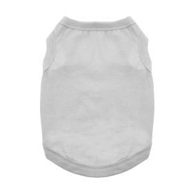 100% Cotton Dog Tanks - Glacier Gray (Option: Small)