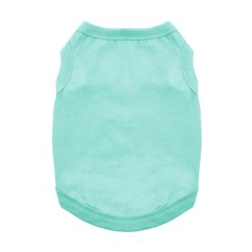 100% Cotton Dog Tanks - Teal (Option: X-Large)