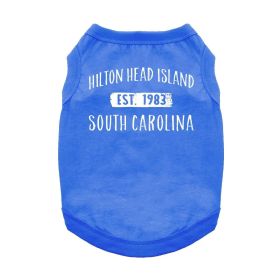 NEW - Hilton Head Island, SC Dog Shirt - Blue (Option: X-Small)