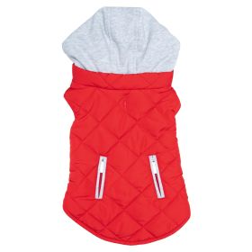 Weekender Dog Sweatshirt Hoodie - Red (Option: Small)