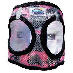 American River Choke-Free Mesh Dog Harness – Pink Camouflage (Option: X-Large)