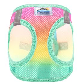 American River Choke-Free Mesh Dog Harness – Beach Party Ombre (Option: Small)