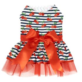 Cherry Stripe Harness Dress (Option: Medium)