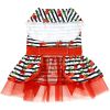 Cherry Stripe Harness Dress