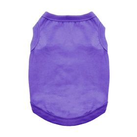 100% Cotton Dog Tanks - Ultra Violet (Option: Medium)