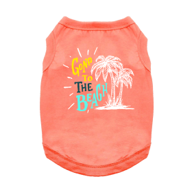 NEW - Gone To The Beach Tank Shirt - Coral (Option: Small)