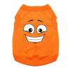 NEW - Happy Face Dog Shirt - Sunset Orange