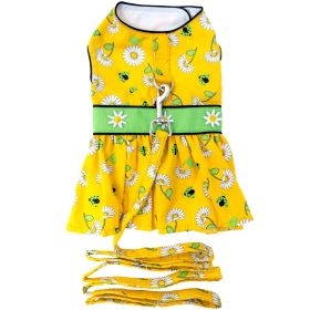 Ladybugs and Daisies Dog Dress (Option: Large)